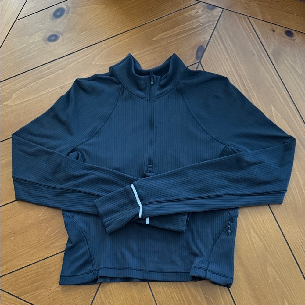 Lululemon It’s Rulu Ribbed Crop Half Zip